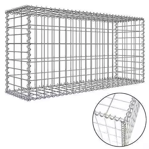Professional Hot Dipped Galvanized Welded Wire Mesh Gabion  Basket Mesh